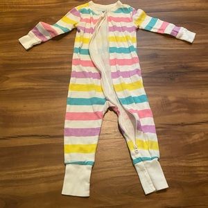 Old Navy Pastel Striped Footless Pajamas